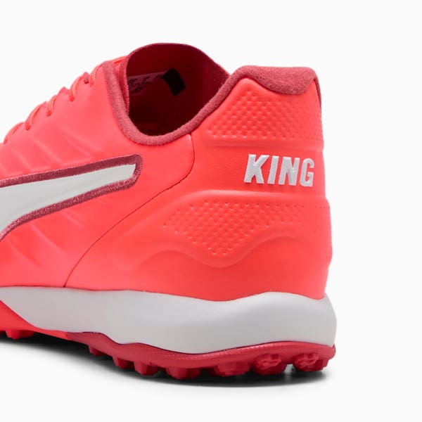 KING PRO TT Football Boots Unisex, Glowing Red-PUMA White-Red Fire, large-MEX