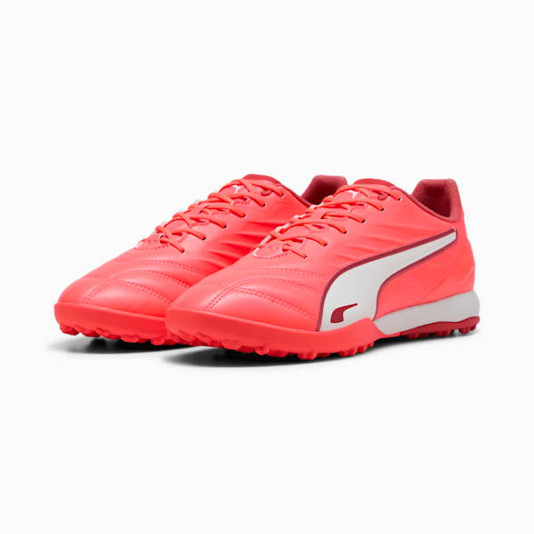 KING PRO TT Football Boots Unisex, Glowing Red-PUMA White-Red Fire, large-MEX