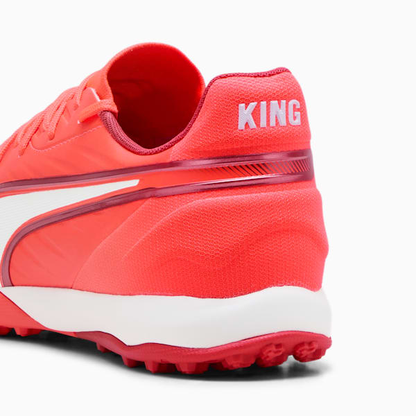 Tacos de futbol KING MATCH TT, Glowing Red-PUMA White-Red Fire, large-MEX