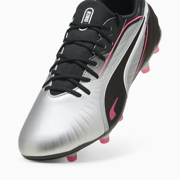 KING MATCH FG/AG Football Boots Unisex, PUMA Silver-PUMA Black-Sun Struck-PUMA White, large-ZAF