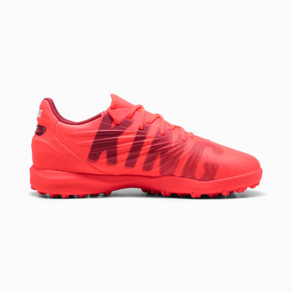 KING MATCH TT Football Boots Youth, Glowing Red-PUMA White-Red Fire, large-MEX