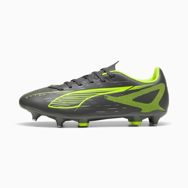 ULTRA 5 PLAY MxSG Football Boots Unisex, Matte Aged Silver-Yellow Alert-Puma Aged Silver, large-ZAF