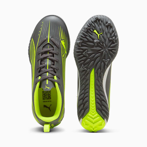 Tacos de fútbol adolescentes ULTRA 5 PLAY TT Mid, Matte Aged Silver-Yellow Alert-Puma Aged Silver, large-MEX