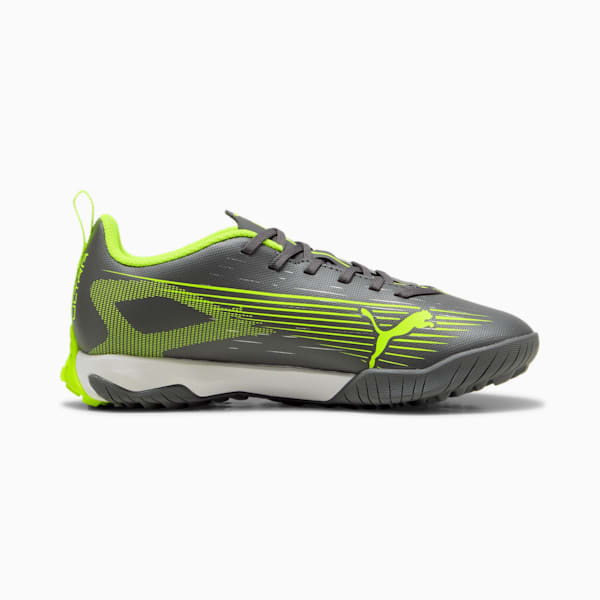 Tacos de fútbol adolescentes ULTRA 5 PLAY TT Mid, Matte Aged Silver-Yellow Alert-Puma Aged Silver, large-MEX