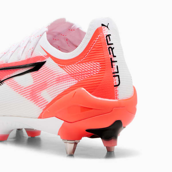 ULTRA 5 ULTIMATE MxSG Football Boots, PUMA White-PUMA Black-Glowing Red, large-ZAF