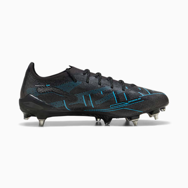 ULTRA 5 ULTIMATE MxSG Football Boots, PUMA Black-PUMA Silver-Bright Aqua, large-ZAF