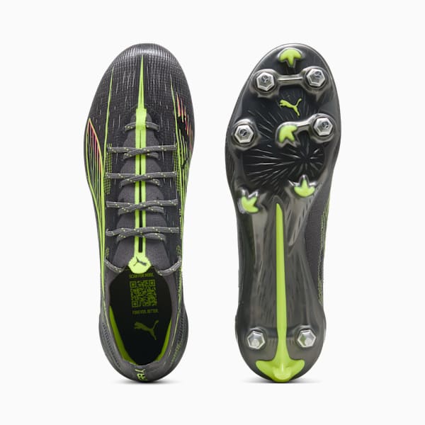 Botines de fútbol ULTRA 5 ULTIMATE MxSG, Matte Aged Silver-Yellow Alert-Sun Struck, large-ARG