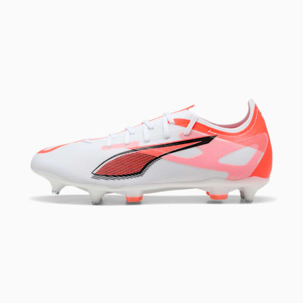 Botines de fútbol ULTRA 5 MATCH MxSG, PUMA White-PUMA Black-Glowing Red, large-ARG