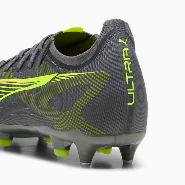 ULTRA 5 MATCH MxSG Football Boots Unisex, Matte Aged Silver-Yellow Alert-Puma Aged Silver, large-ZAF