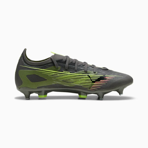 ULTRA 5 MATCH MxSG Football Boots Unisex, Matte Aged Silver-Yellow Alert-Puma Aged Silver, large-ZAF