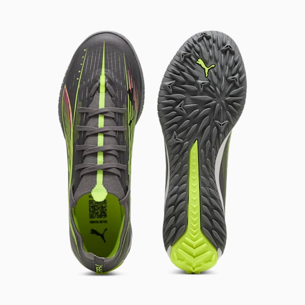 ULTRA 5 MATCH TT Football Boots Unisex, Matte Aged Silver-Yellow Alert-Puma Aged Silver, large-ZAF