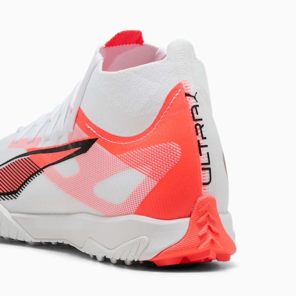 Tacos de fútbol ULTRA 5 MATCH TT, PUMA White-PUMA Black-Glowing Red, large-MEX