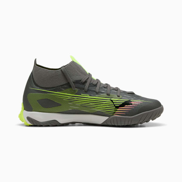 Tacos de fútbol ULTRA 5 MATCH TT, Matte Aged Silver-Yellow Alert-Puma Aged Silver, large-MEX
