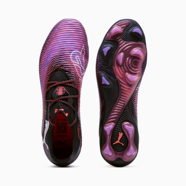 FUTURE 8 ULTIMATE Low FG Football Boots, PUMA Black-PUMA White-Glowing Red, large-MEX