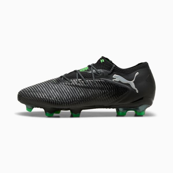 FUTURE 8 ULTIMATE Low FG Football Boots, PUMA Black-Cool Light Gray-Fluo Green, large-MEX