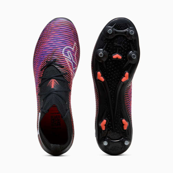 FUTURE 8 PRO MxSG Football Boots, PUMA Black-PUMA White-Glowing Red, large-ZAF
