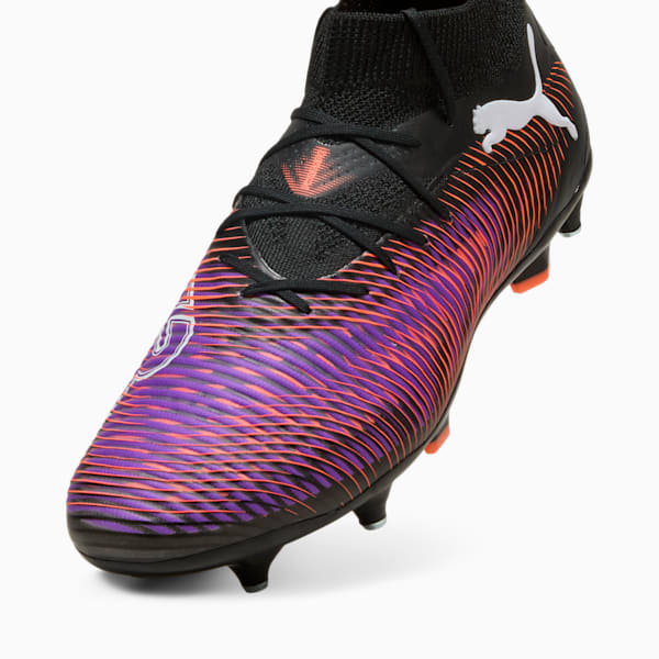 FUTURE 8 PRO MxSG Football Boots, PUMA Black-PUMA White-Glowing Red, large-ZAF