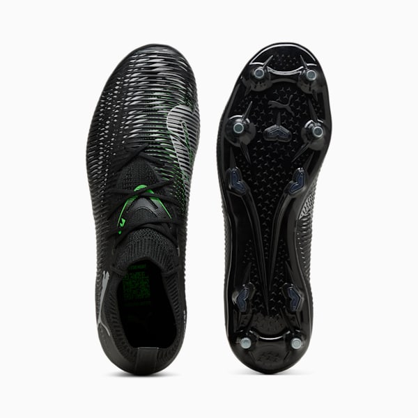FUTURE 8 MATCH MxSG Football Boots, PUMA Black-Cool Light Gray-Fluo Green, large-ZAF