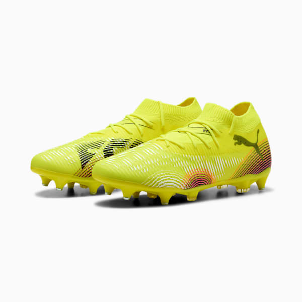 FUTURE 8 MATCH MxSG Football Boots Unisex, Yellow Alert-PUMA Black-Sun Struck, large-ZAF