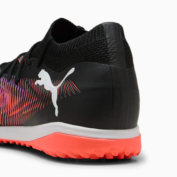 FUTURE 8 MATCH TT Football Boots, PUMA Black-PUMA White-Glowing Red, large-ZAF
