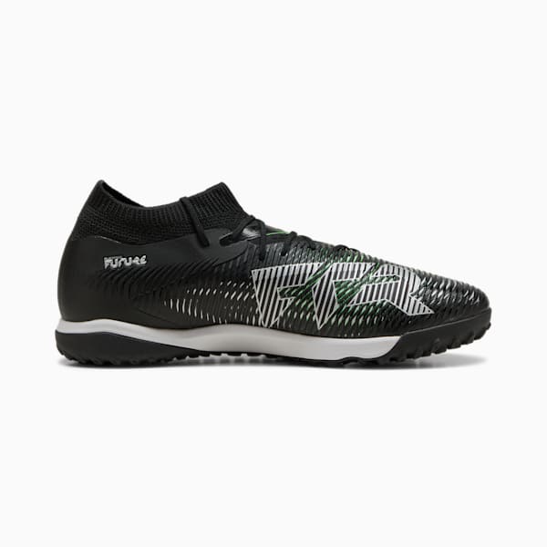 FUTURE 8 MATCH TT Football Boots, PUMA Black-Cool Light Gray-Fluo Green, large-ZAF
