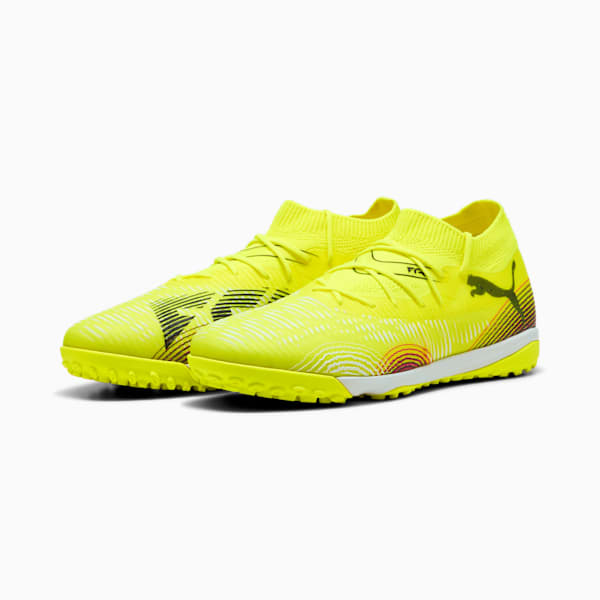 Tacos de fútbol FUTURE 8 MATCH TT, Yellow Alert-PUMA Black-Sun Struck, large-MEX