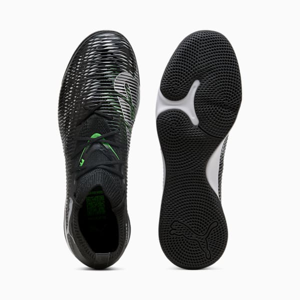 FUTURE 8 MATCH IT Football Boots, PUMA Black-Cool Light Gray-Fluo Green, large-MEX