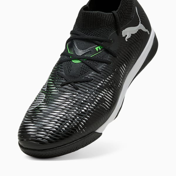 FUTURE 8 MATCH IT Football Boots, PUMA Black-Cool Light Gray-Fluo Green, large-MEX