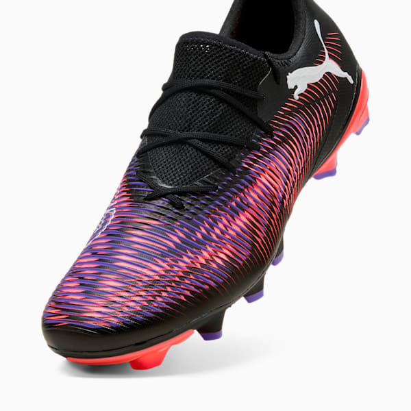 FUTURE 8 MATCH FG/AG Low Football Boots Unisex, PUMA Black-PUMA White-Glowing Red, large-ZAF