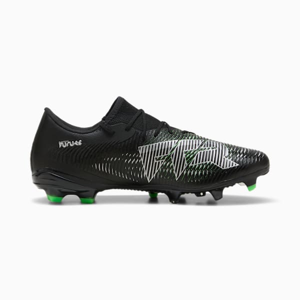 FUTURE 8 MATCH FG/AG Low Football Boots, PUMA Black-Cool Light Gray-Fluo Green, large-MEX