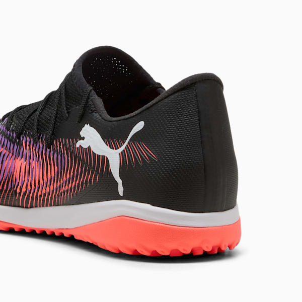 FUTURE 8 MATCH Low TT Football Boots Unisex, PUMA Black-PUMA White-Glowing Red, large-MEX