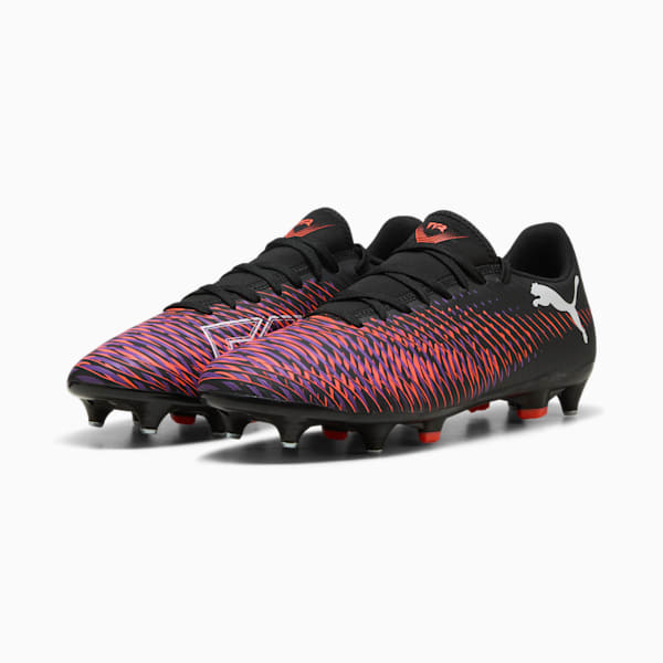 FUTURE 8 PLAY MxSG Football Boots, PUMA Black-PUMA White-Glowing Red, large-ZAF