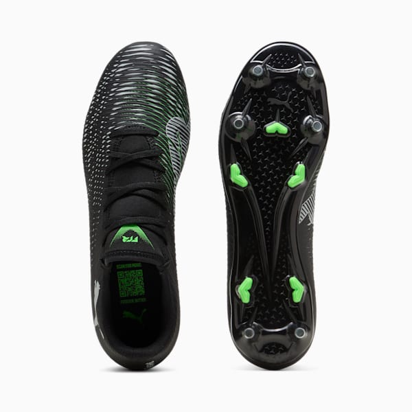 FUTURE 8 PLAY MxSG Football Boots, PUMA Black-Cool Light Gray-Fluo Green, large-ZAF
