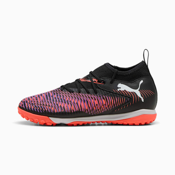 Tacos de fútbol FUTURE 8 MATCH TT, PUMA Black-PUMA White-Glowing Red, large-MEX