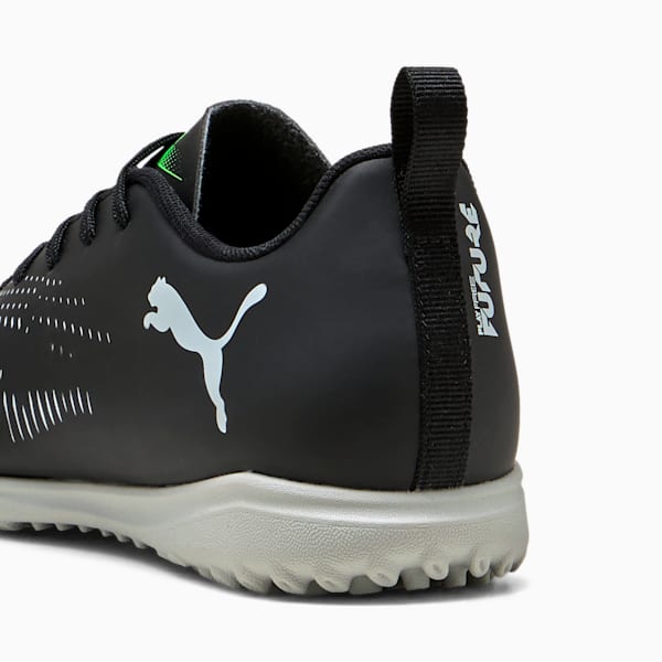 FUTURE 8 PLAY TT Football Boots Youth, PUMA Black-Cool Light Gray-Fluo Green, large-MEX