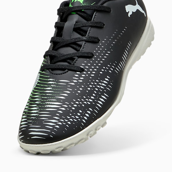FUTURE 8 PLAY TT Football Boots Youth, PUMA Black-Cool Light Gray-Fluo Green, large-MEX