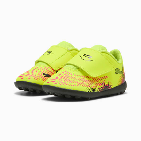 Tacos de fútbol niños FUTURE 8 PLAY TT V, Yellow Alert-PUMA Black-Sun Struck, large-MEX