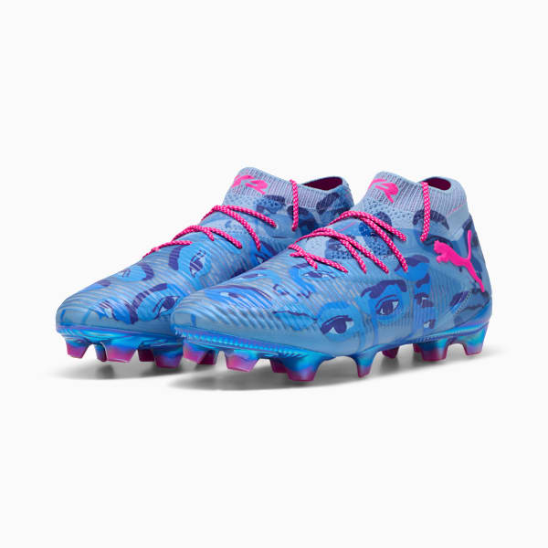 FUTURE 8 ULTIMATE x KIDSUPER FG Football Boots Unisex, Day Dream-Bluemazing-Lapis Lazuli, large-ZAF