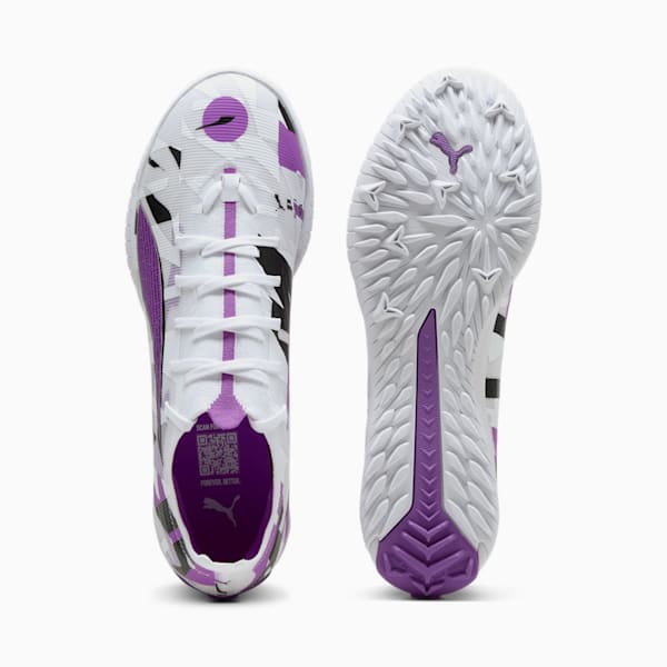 Tacos de fútbol ULTRA 5 MATCH FOREVER TT, PUMA White-Pure Magenta-Feather Gray-PUMA Black, large-MEX