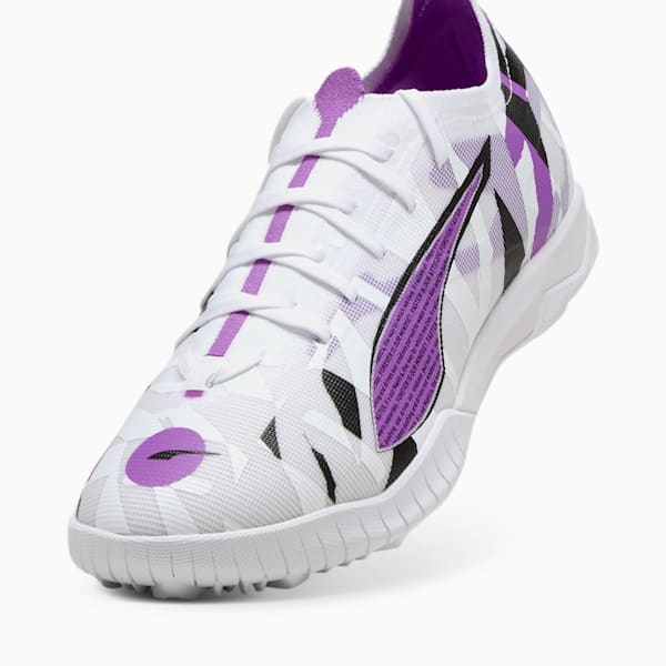 Tacos de fútbol ULTRA 5 MATCH FOREVER TT, PUMA White-Pure Magenta-Feather Gray-PUMA Black, large-MEX