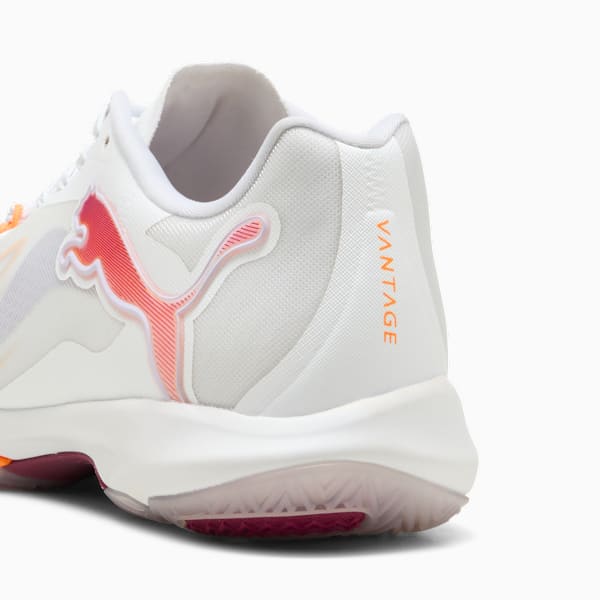 Vantage NITRO™ Handball Shoes Women, PUMA White-Berry-Heat Fire-Lilac Crush, large-ZAF
