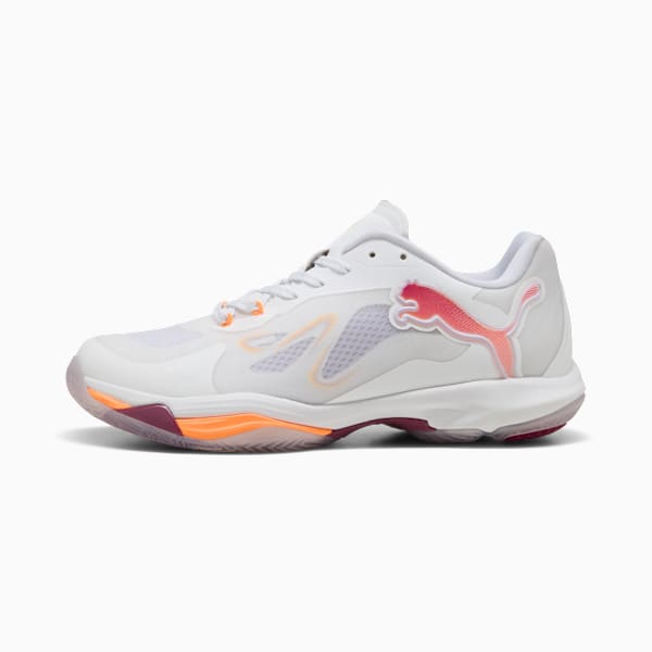 Vantage NITRO™ Handball Shoes Women, PUMA White-Berry-Heat Fire-Lilac Crush, large-ZAF