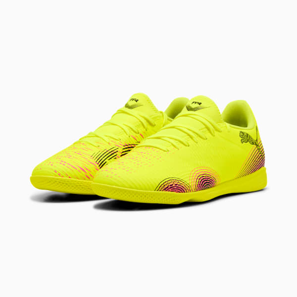 Botines de futsal FUTURE 8 PLAY IT, Yellow Alert-PUMA Black-Sun Struck, large-ARG