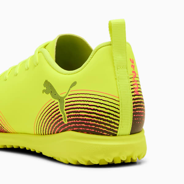 Botines de fútbol FUTURE 8 PLAY TT juvenil, Yellow Alert-PUMA Black-Sun Struck, large-ARG