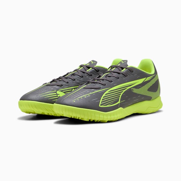 Botines de fútbol ULTRA 5 PLAY TT, Matte Aged Silver-Yellow Alert-Puma Aged Silver, large-ARG