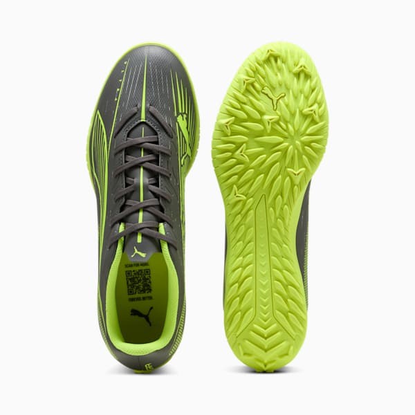 Botines de fútbol ULTRA 5 PLAY TT, Matte Aged Silver-Yellow Alert-Puma Aged Silver, large-ARG