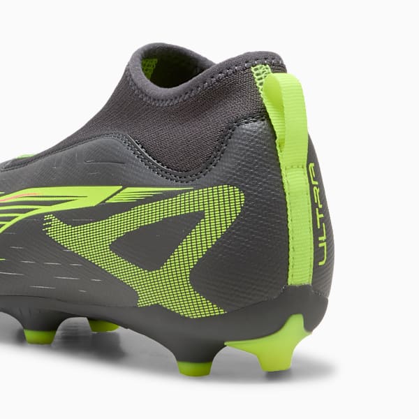 Botines de fútbol ULTRA 5 MATCH+ FG/AG juvenil, Matte Aged Silver-Yellow Alert-Puma Aged Silver, large-ARG