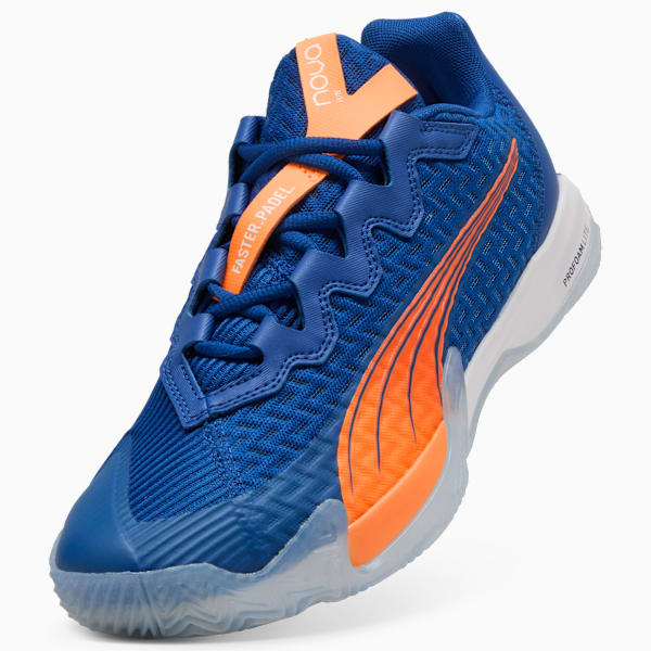 NOVA Elite Momo González Padel Shoes Unisex, Vivid Blue-Heat Fire-PUMA White-Glowing Red, large-ZAF