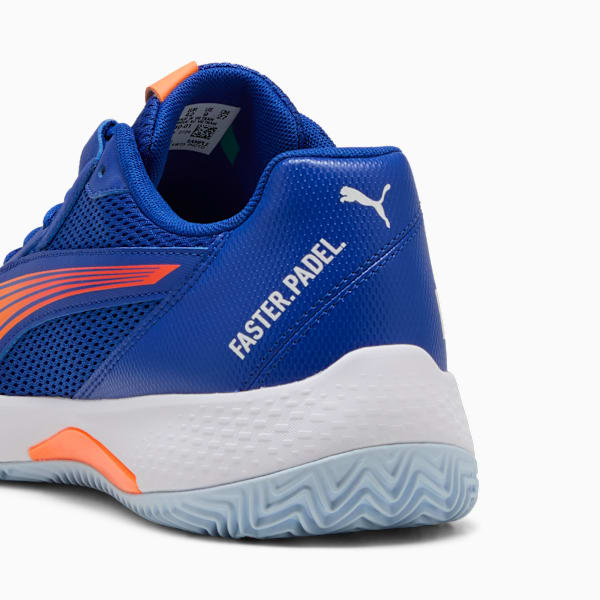 NOVA Court Momo González Padel Shoes Unisex, Vivid Blue-Heat Fire-PUMA White-Glowing Red, large-ZAF