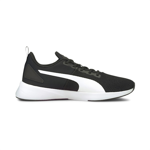 Flyer Running Shoes, Puma Black-Puma White, large-MEX